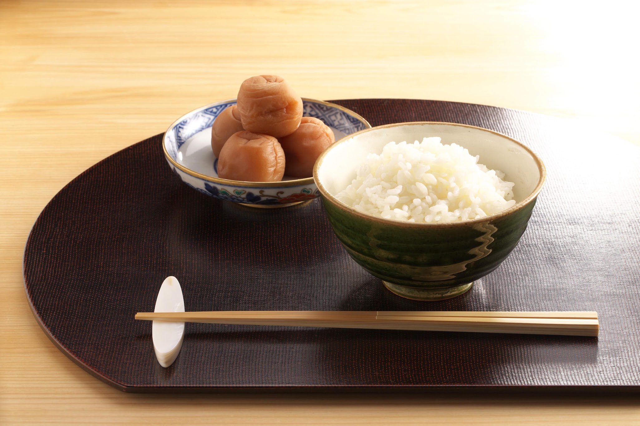 ごはんと梅干し